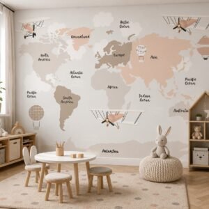 Global Aeronaut — Luxury Kids Wallpaper Dubai