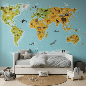 Globe Safari — Luxury Kids Wallpaper Dubai