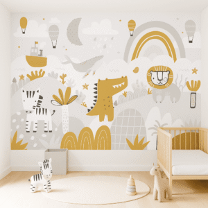 GoldenSafari — Luxury Kids Wallpaper Dubai