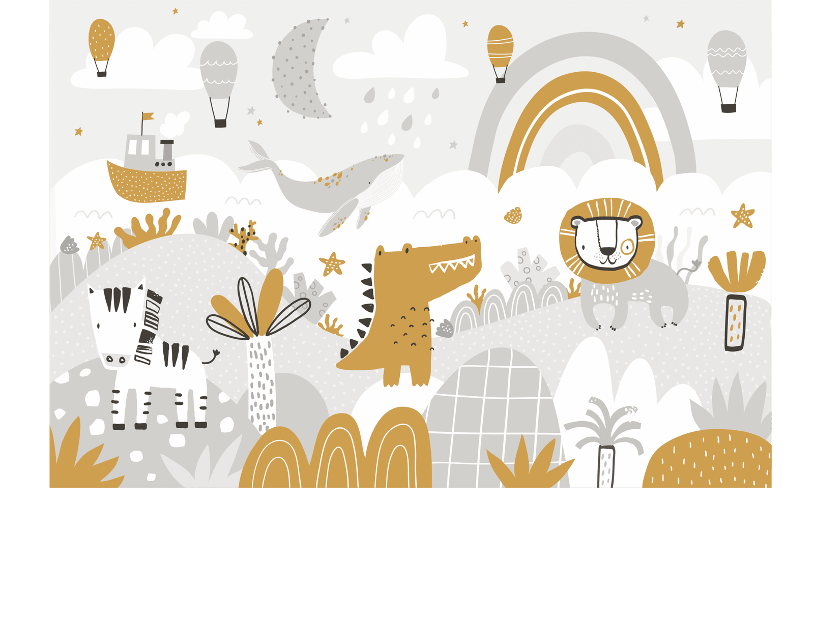 GoldenSafari — Luxury Kids Wallpaper Dubai - Image 2