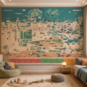 Gulf Explorer — Luxury Kids Wallpaper Dubai