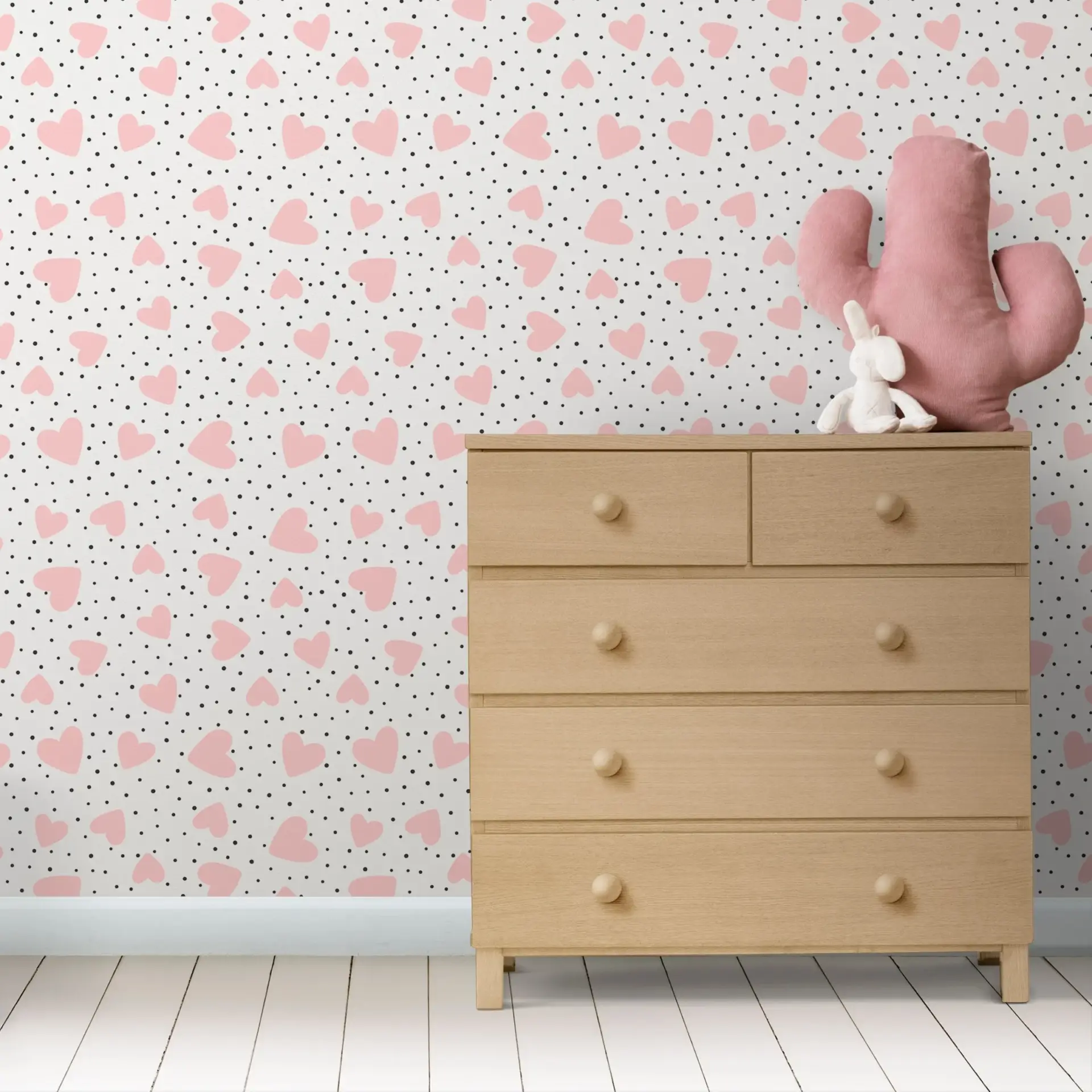 Heart Confetti — Luxury Kids Wallpaper Dubai - Image 3