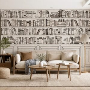 Inkbound Library — Modern Wallpaper Dubai