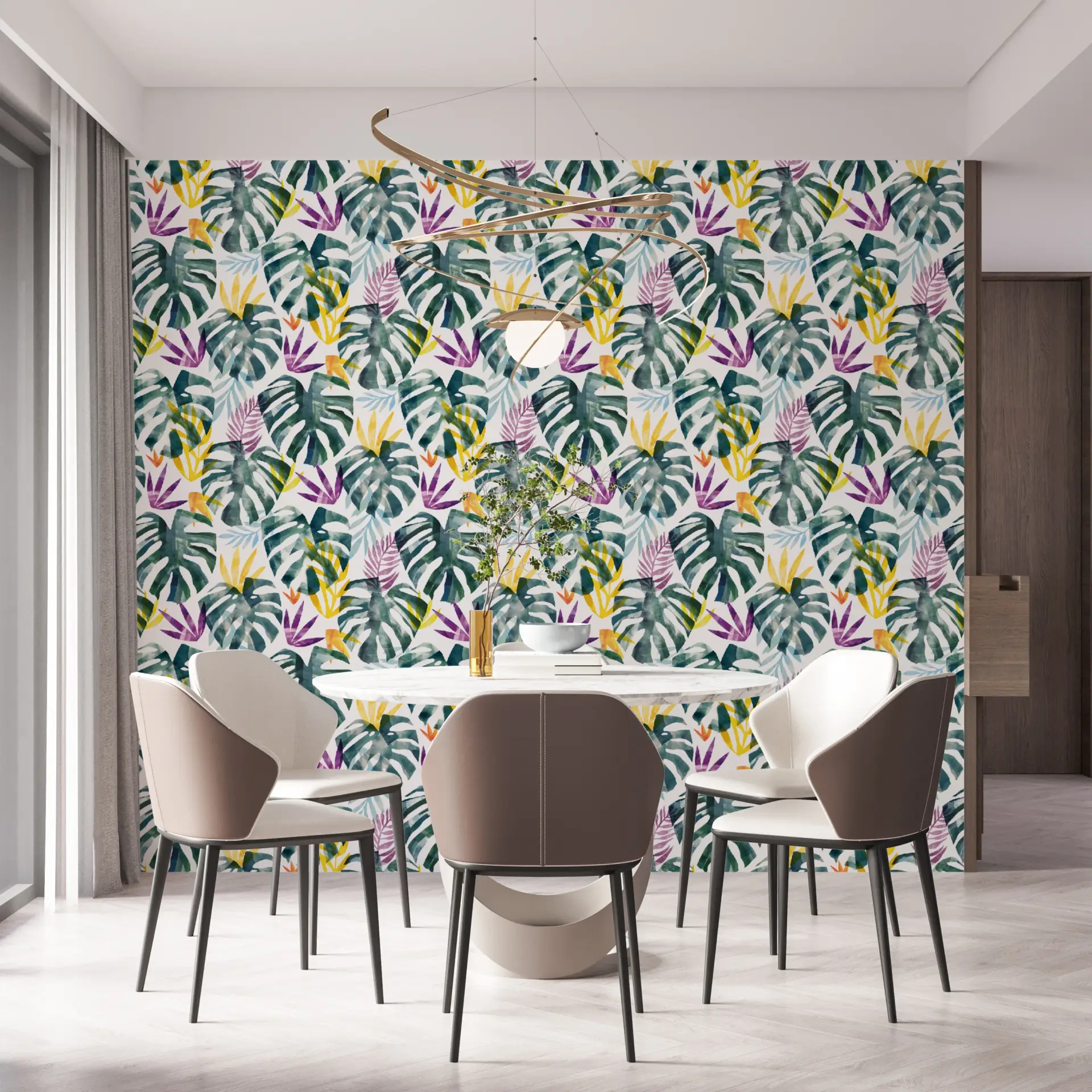 Inkleaf Drift — Luxury Floral Wallpaper Dubai - Image 4