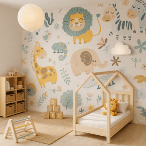 Jungle Jamboree — Luxury Kids Wallpaper Dubai