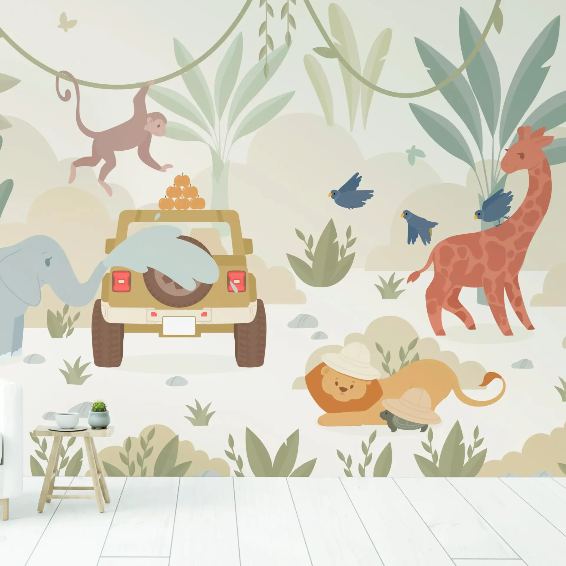 Jungle Parade — Luxury Kids Wallpaper Dubai - Image 2