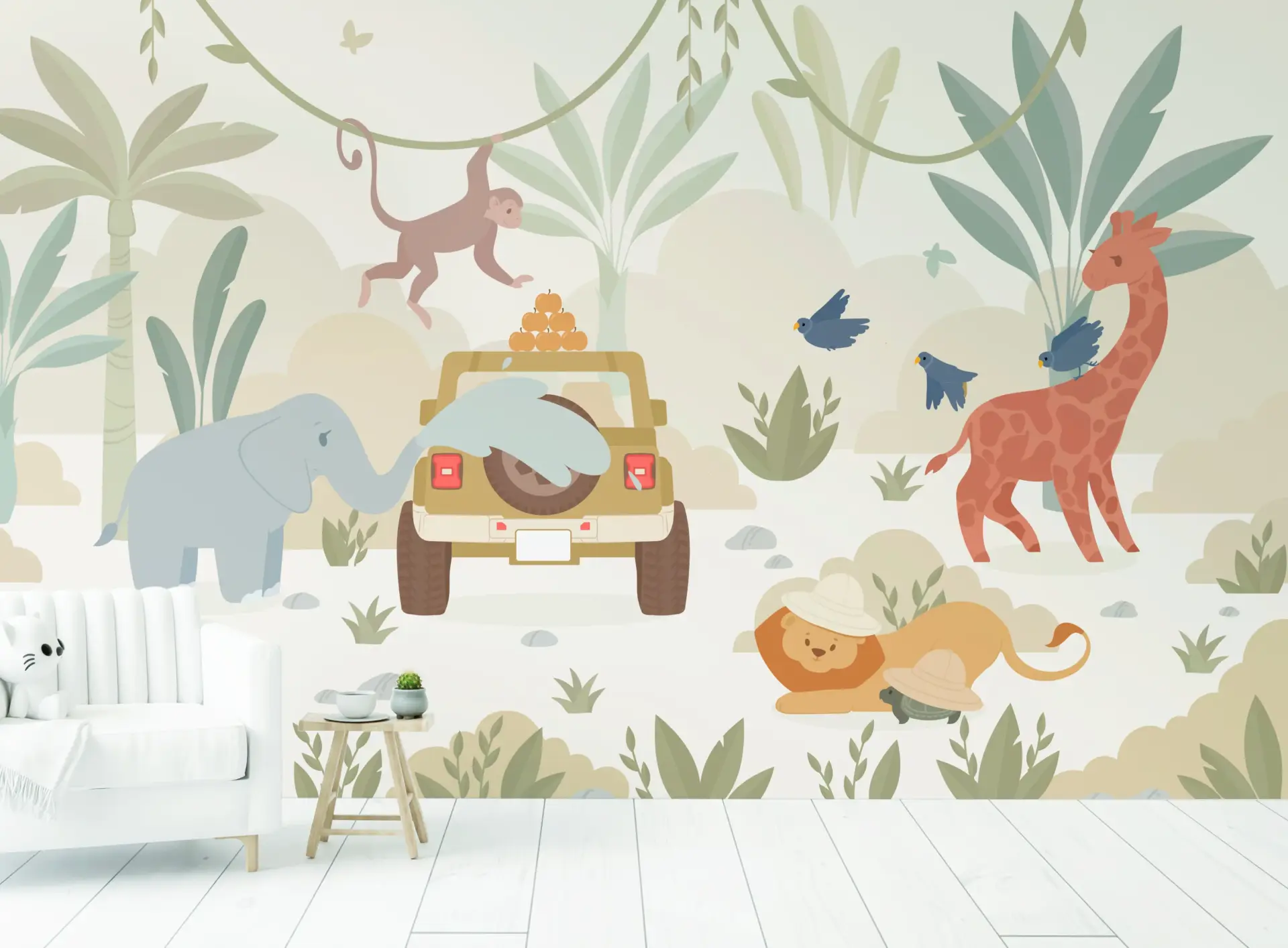 Jungle Parade — Luxury Kids Wallpaper Dubai - Image 3