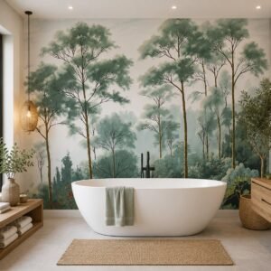 Juniper Tableau — Luxury Floral Wallpaper Dubai