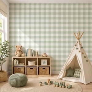 Laurel Check — Modern Wallpaper Dubai