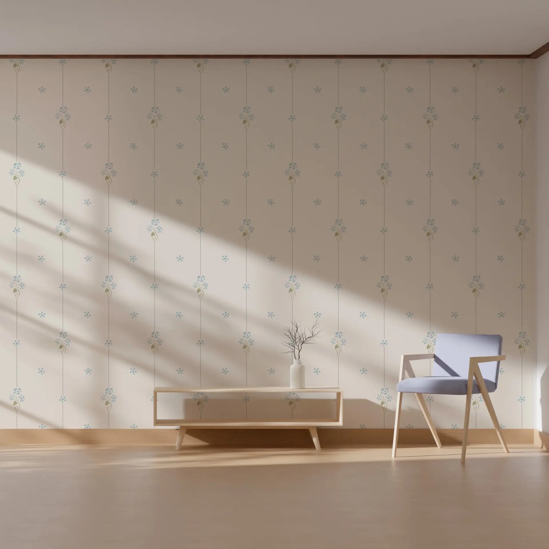 Bluebell Linen — Luxury Floral Wallpaper Dubai - Image 2