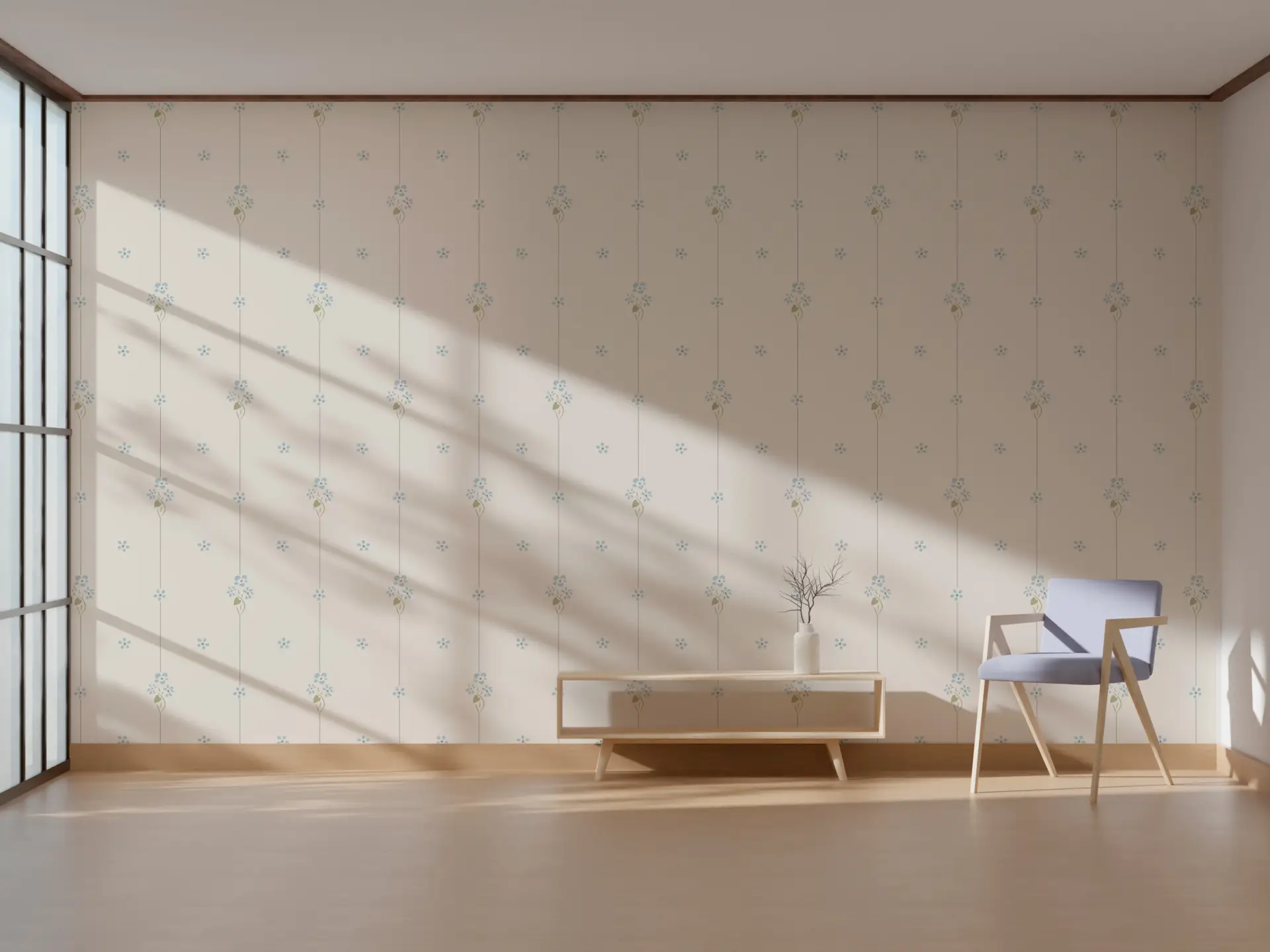 Bluebell Linen — Luxury Floral Wallpaper Dubai - Image 3