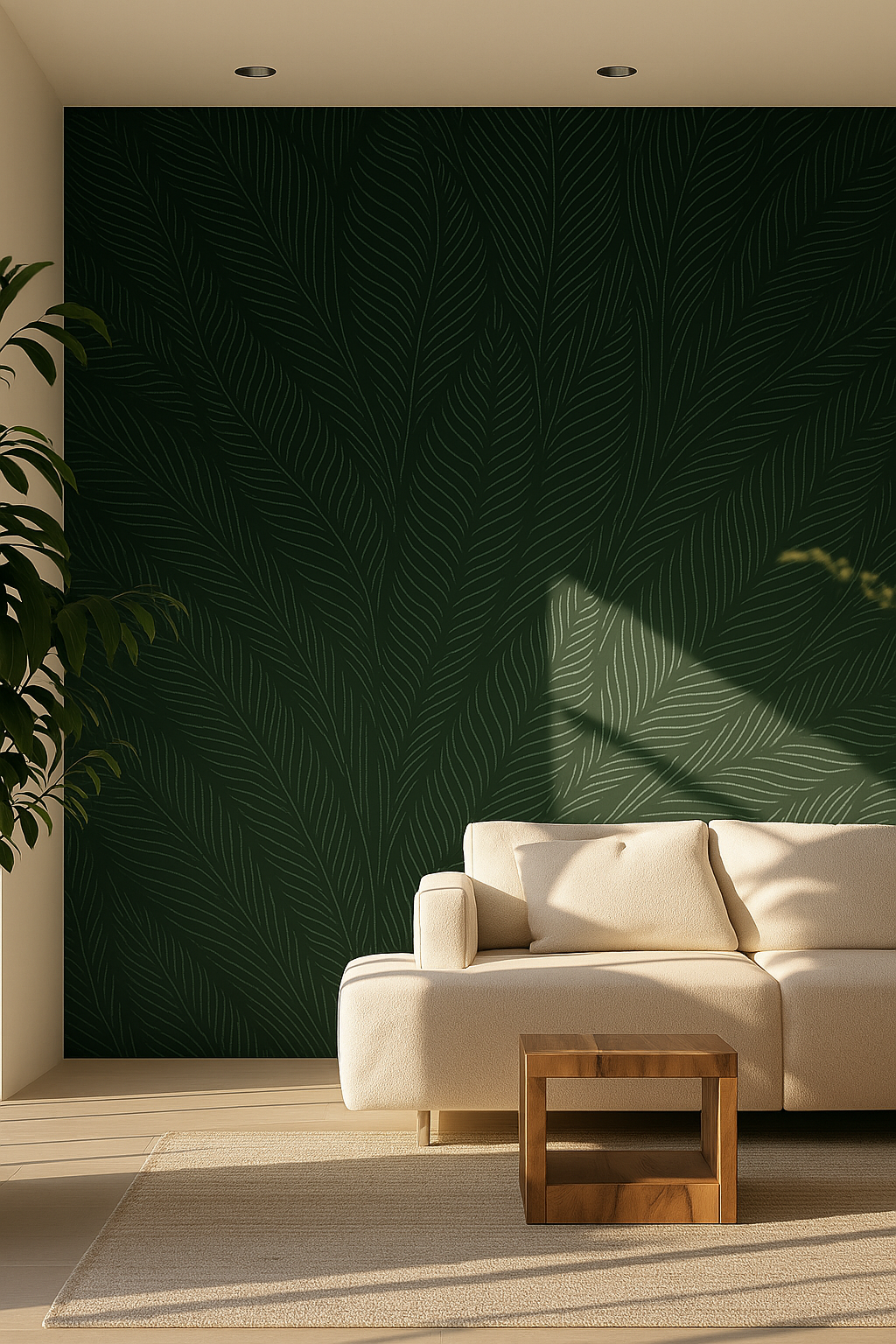 Lush Leaf — Luxury Floral Wallpaper Dubai