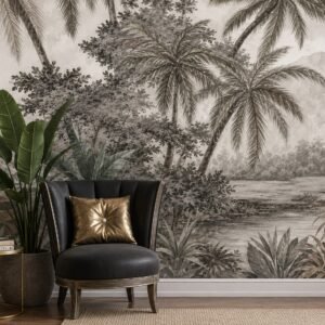 Mercury Vale — Luxury Floral Wallpaper Dubai