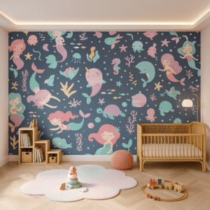 MermaidCove — Plain & Textured Wallpaper Dubai