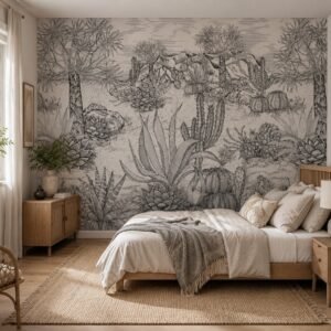 Mesa Botanica — Luxury Floral Wallpaper Dubai