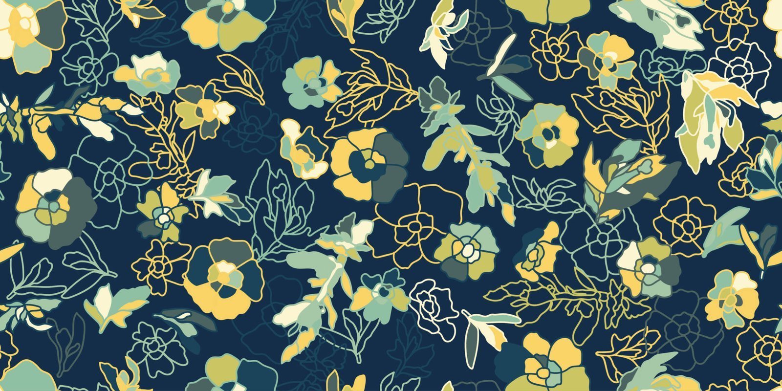 Midnight Bloom — Luxury Floral Wallpaper Dubai - Image 6