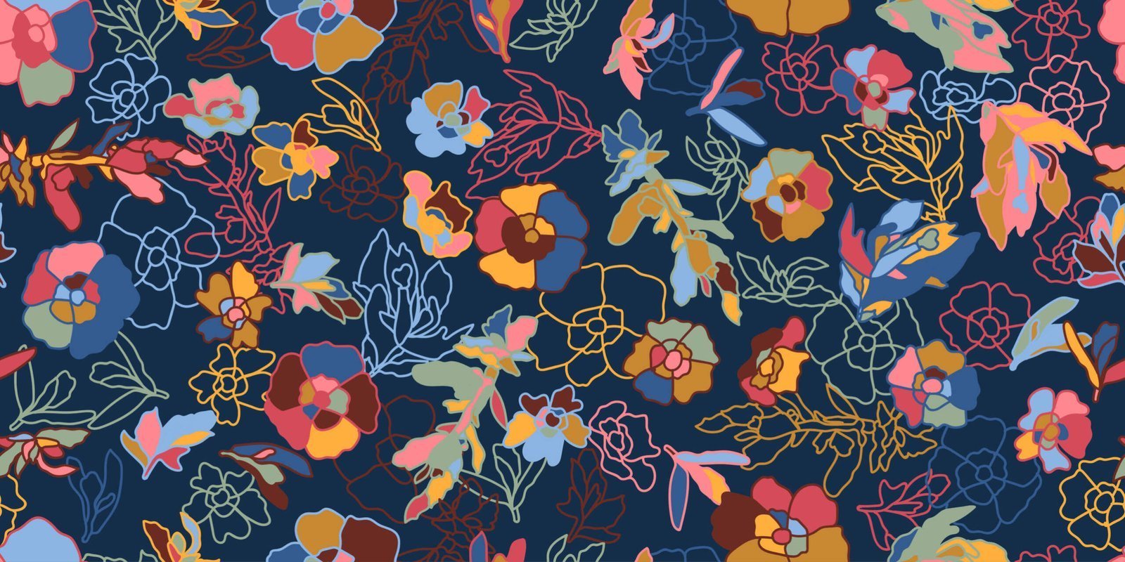 Midnight Bloom — Luxury Floral Wallpaper Dubai - Image 5