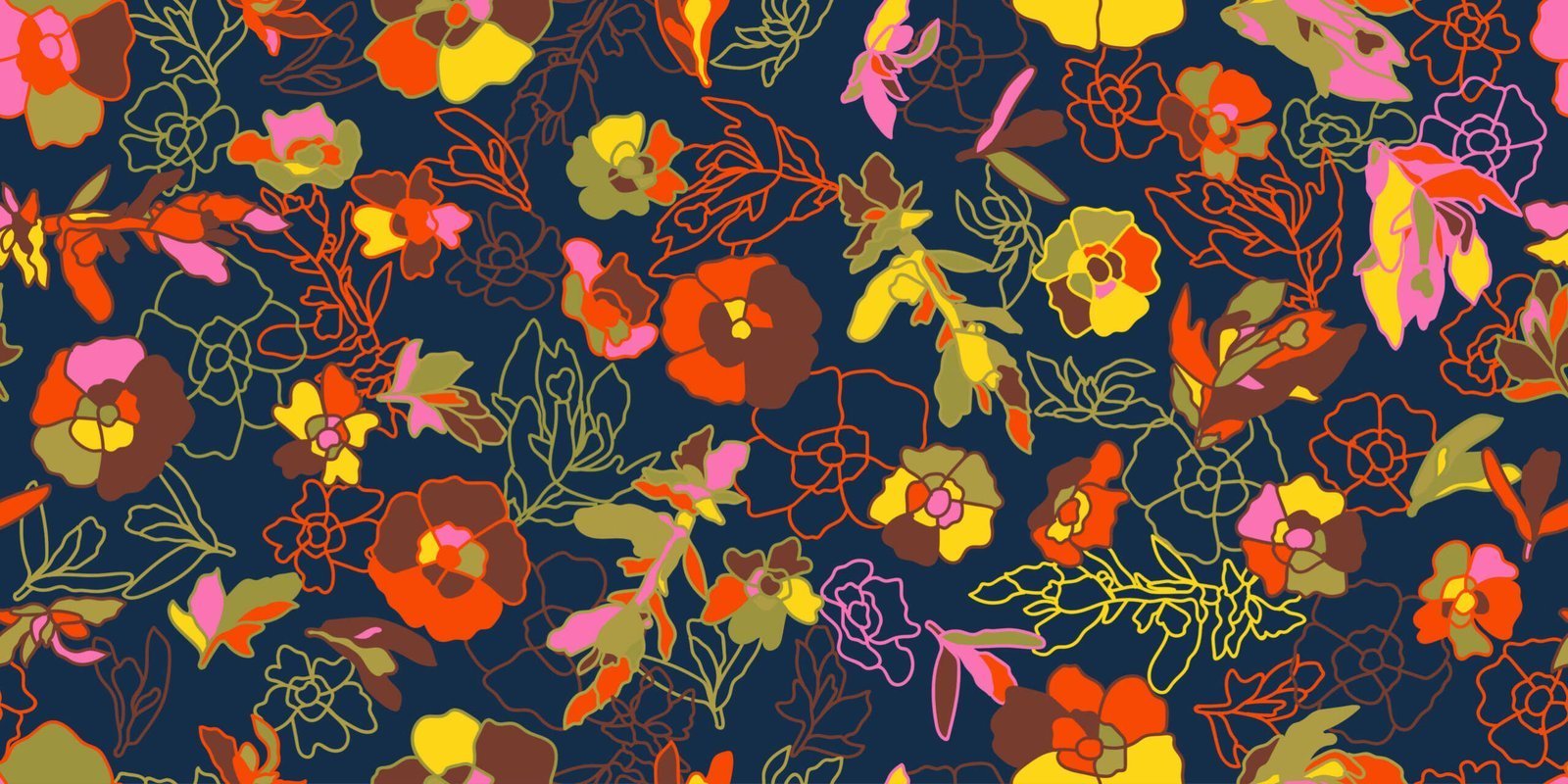Midnight Bloom — Luxury Floral Wallpaper Dubai - Image 4