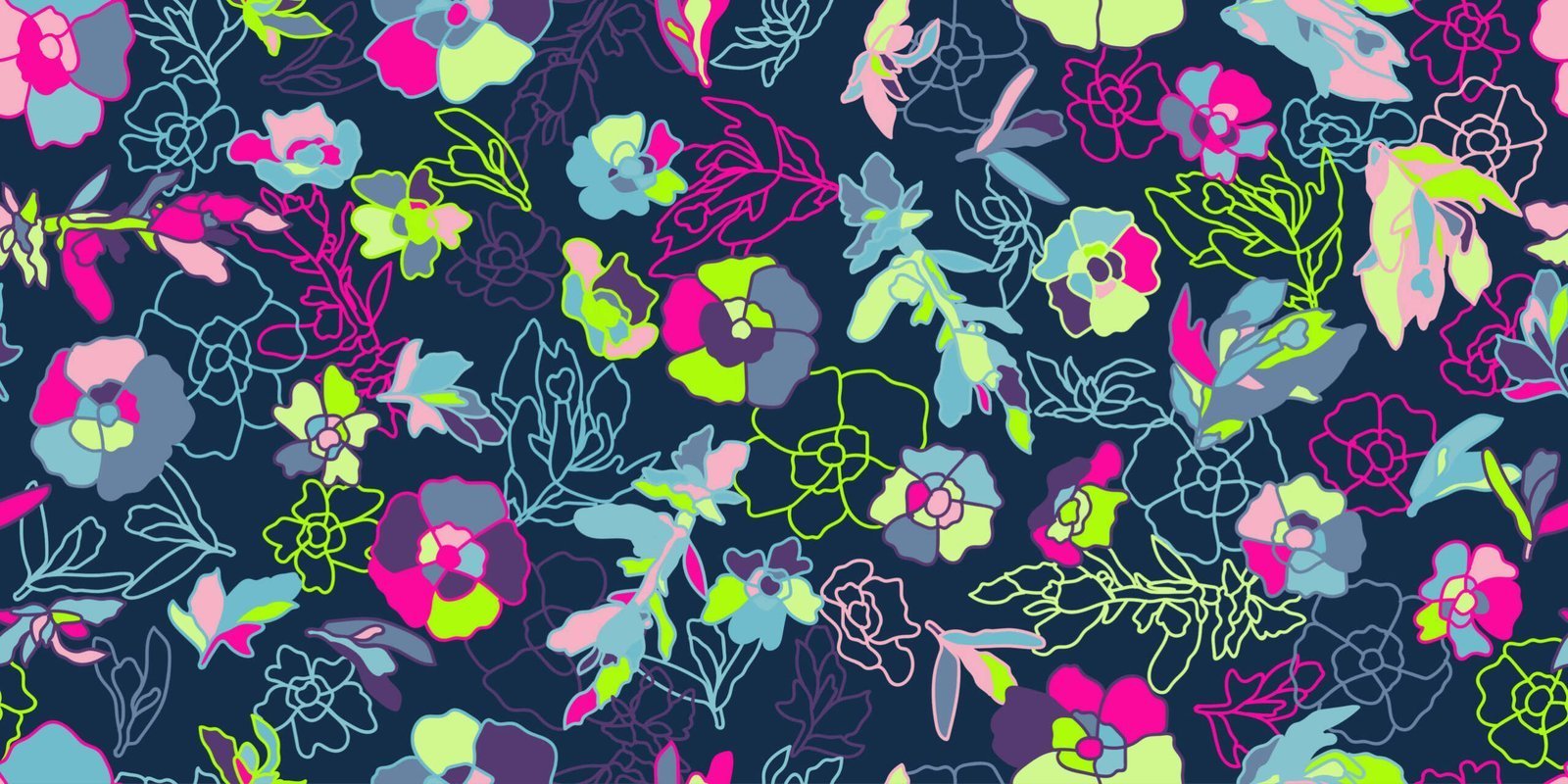 Midnight Bloom — Luxury Floral Wallpaper Dubai - Image 3