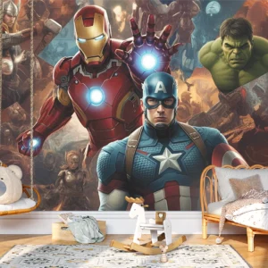 Mighty Alliance — Luxury Kids Wallpaper Dubai