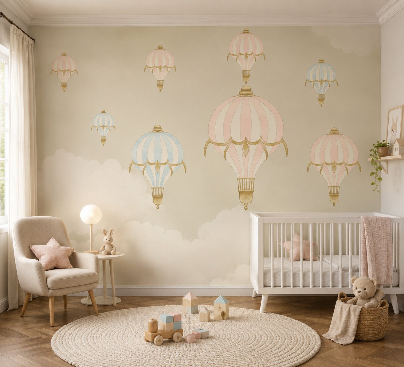 Mint Aloft — Luxury Kids Wallpaper Dubai