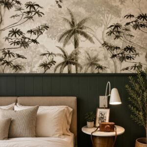 Toucan Veil — Luxury Floral Wallpaper Dubai