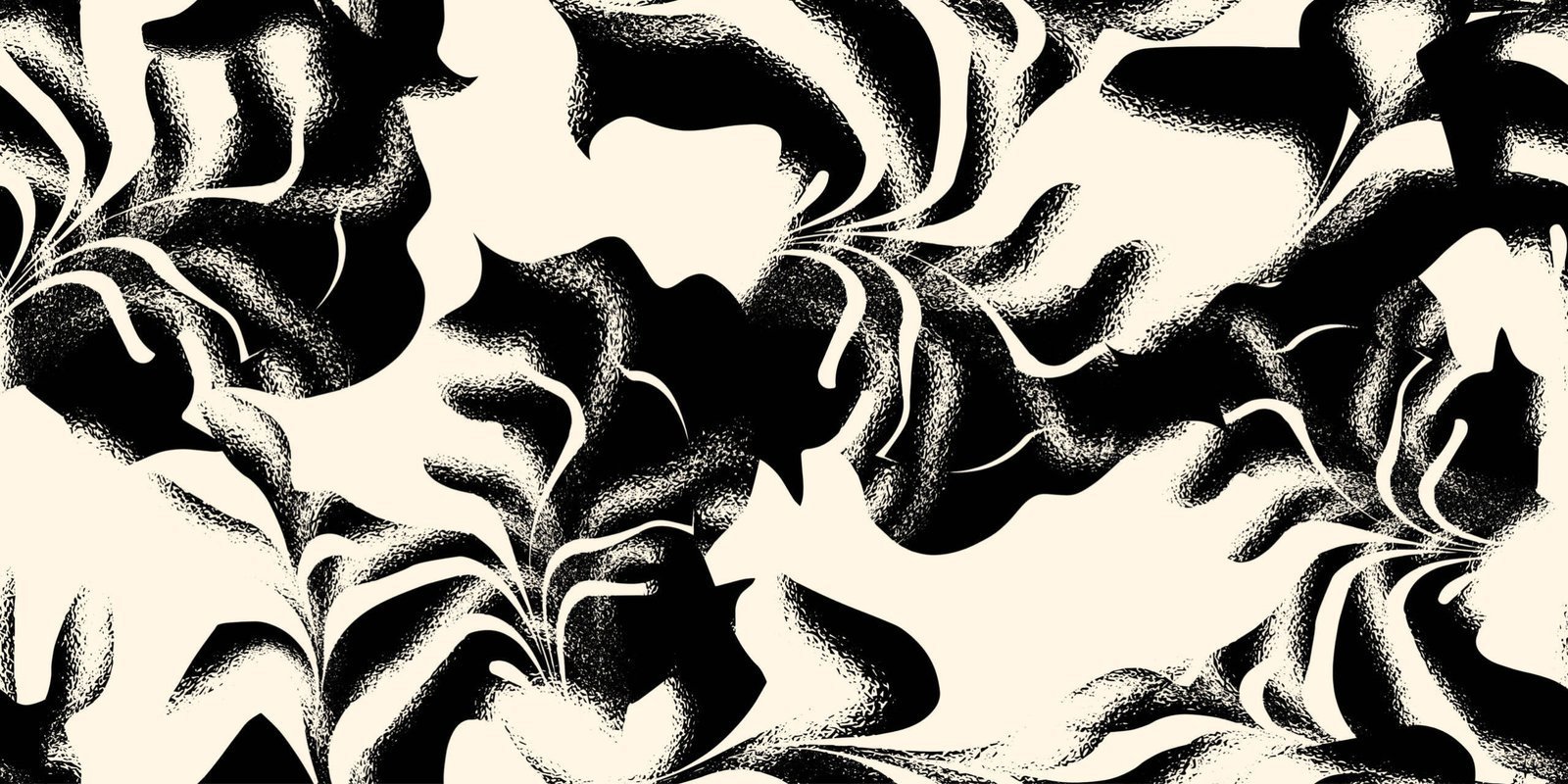 Monochrome Botanical — Plain & Textured Wallpaper Dubai - Image 2