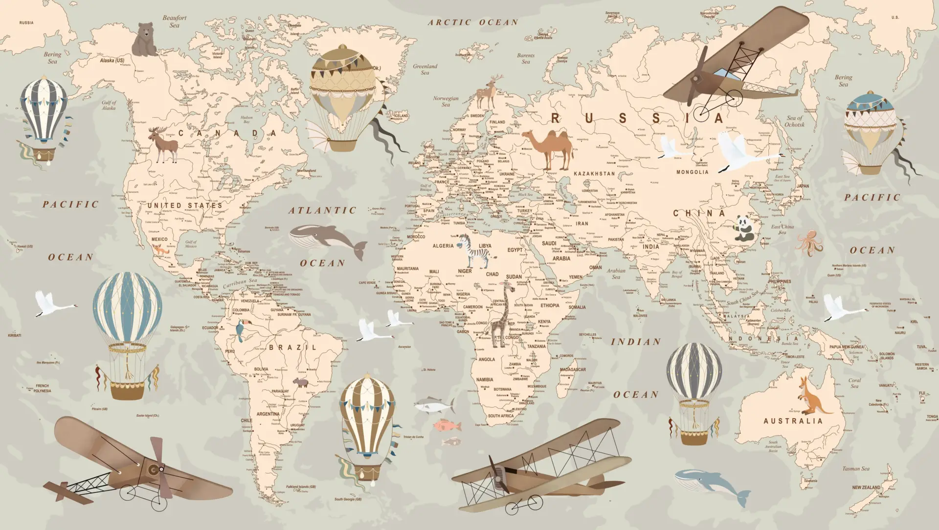 Nomad Skies — Luxury Kids Wallpaper Dubai - Image 4