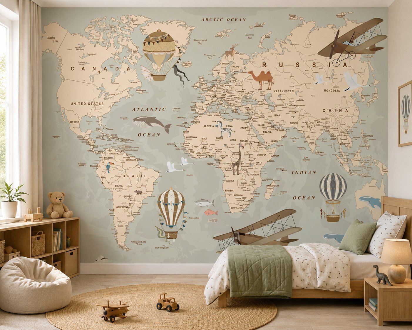 Nomad Skies — Luxury Kids Wallpaper Dubai