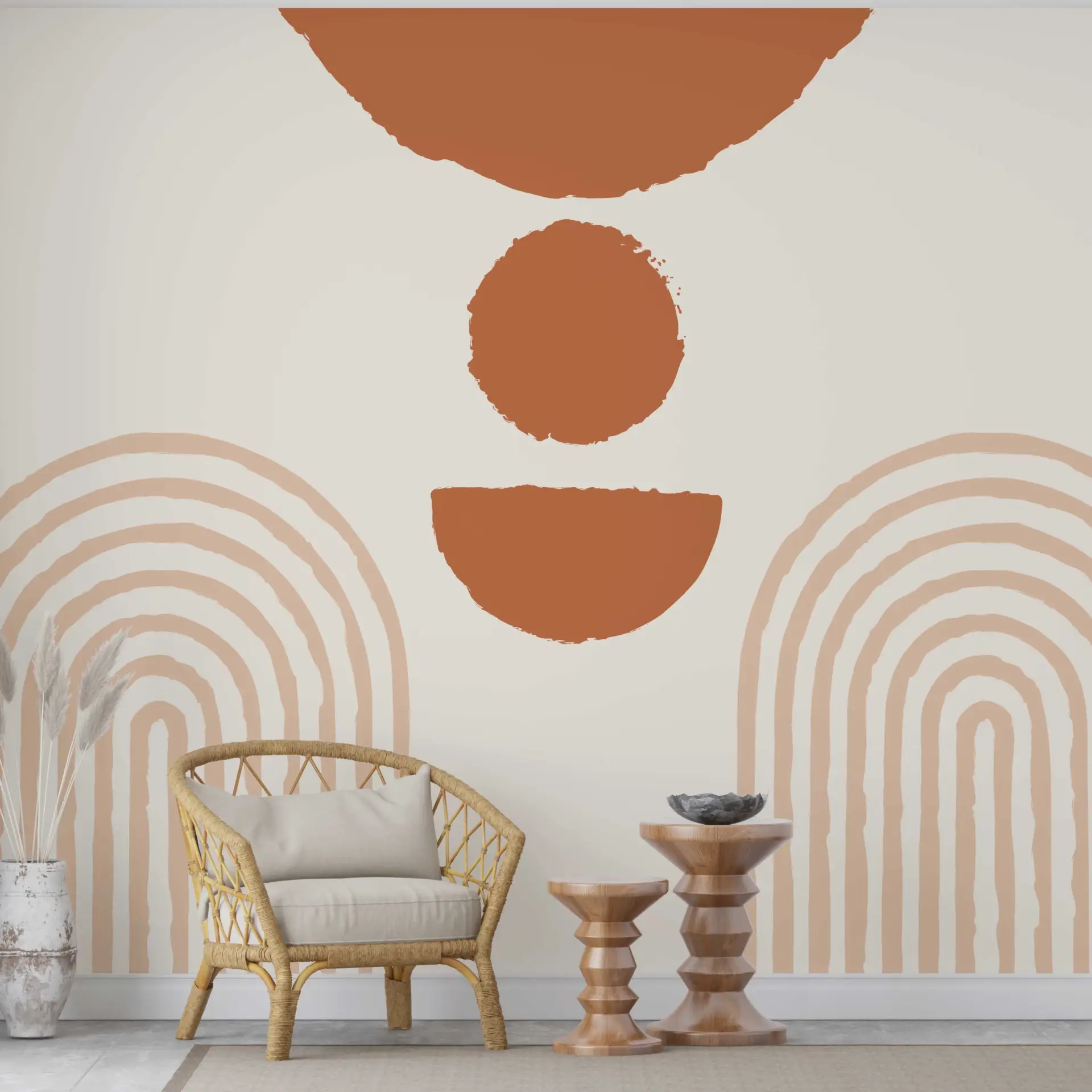 Ochre Totem — Luxury Kids Wallpaper Dubai - Image 2