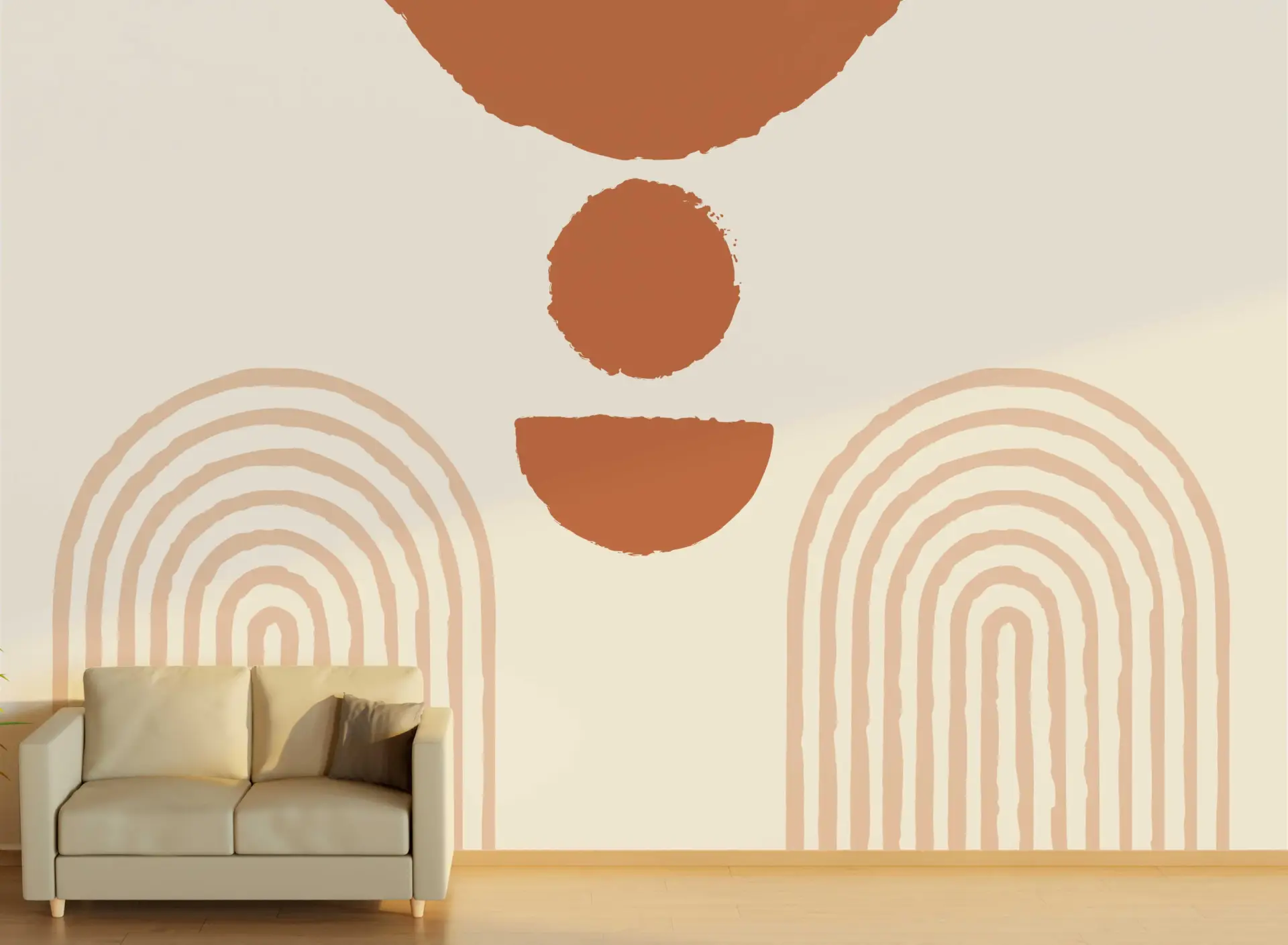 Ochre Totem — Luxury Kids Wallpaper Dubai - Image 3