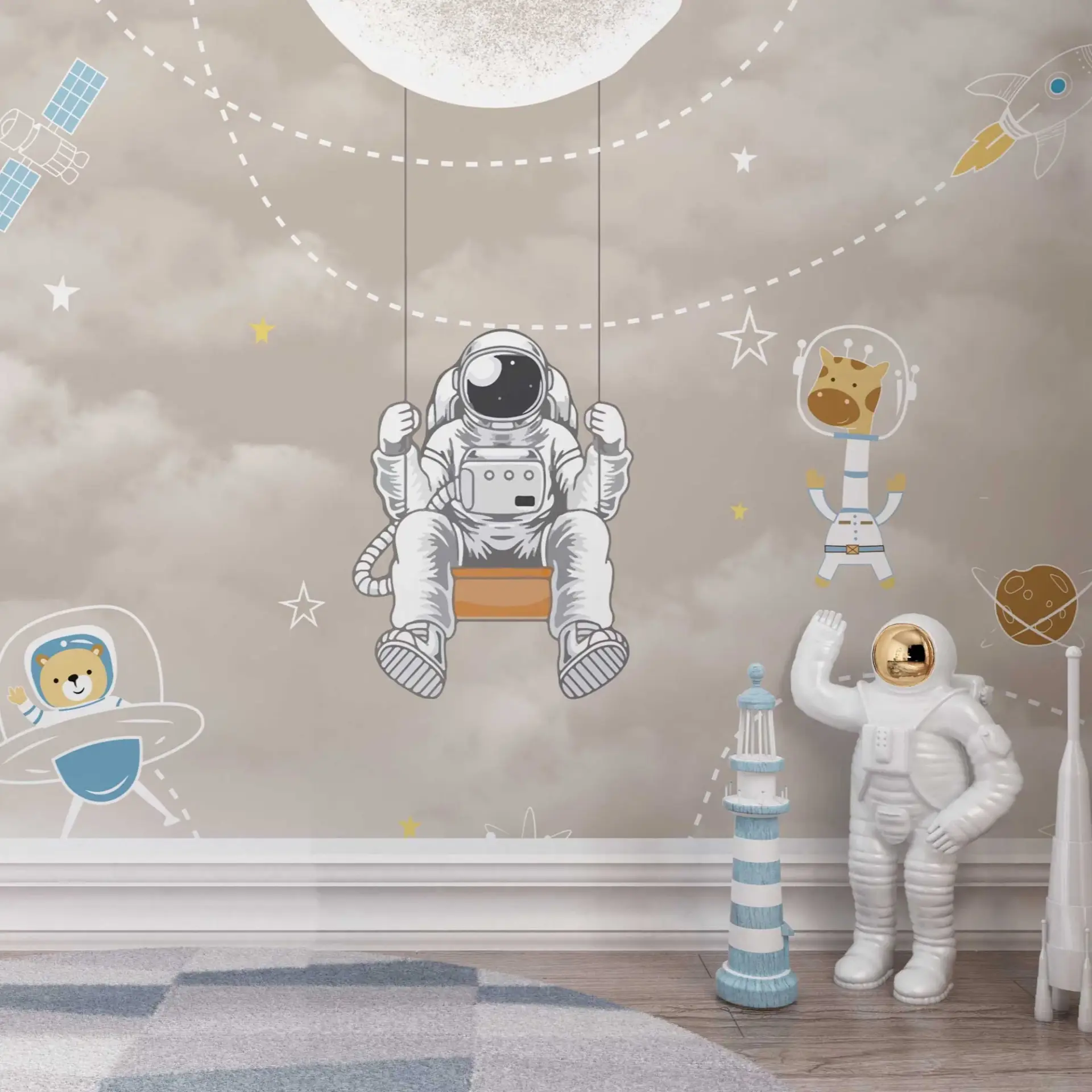 Orbit Swing — Luxury Kids Wallpaper Dubai - Image 2