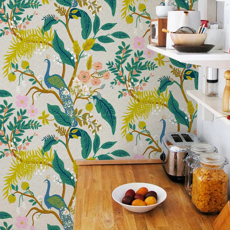 Ornate Pavo — Luxury Floral Wallpaper Dubai - Image 3