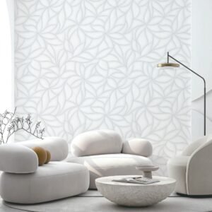 Ivory Petals — Floral Wallpaper Dubai