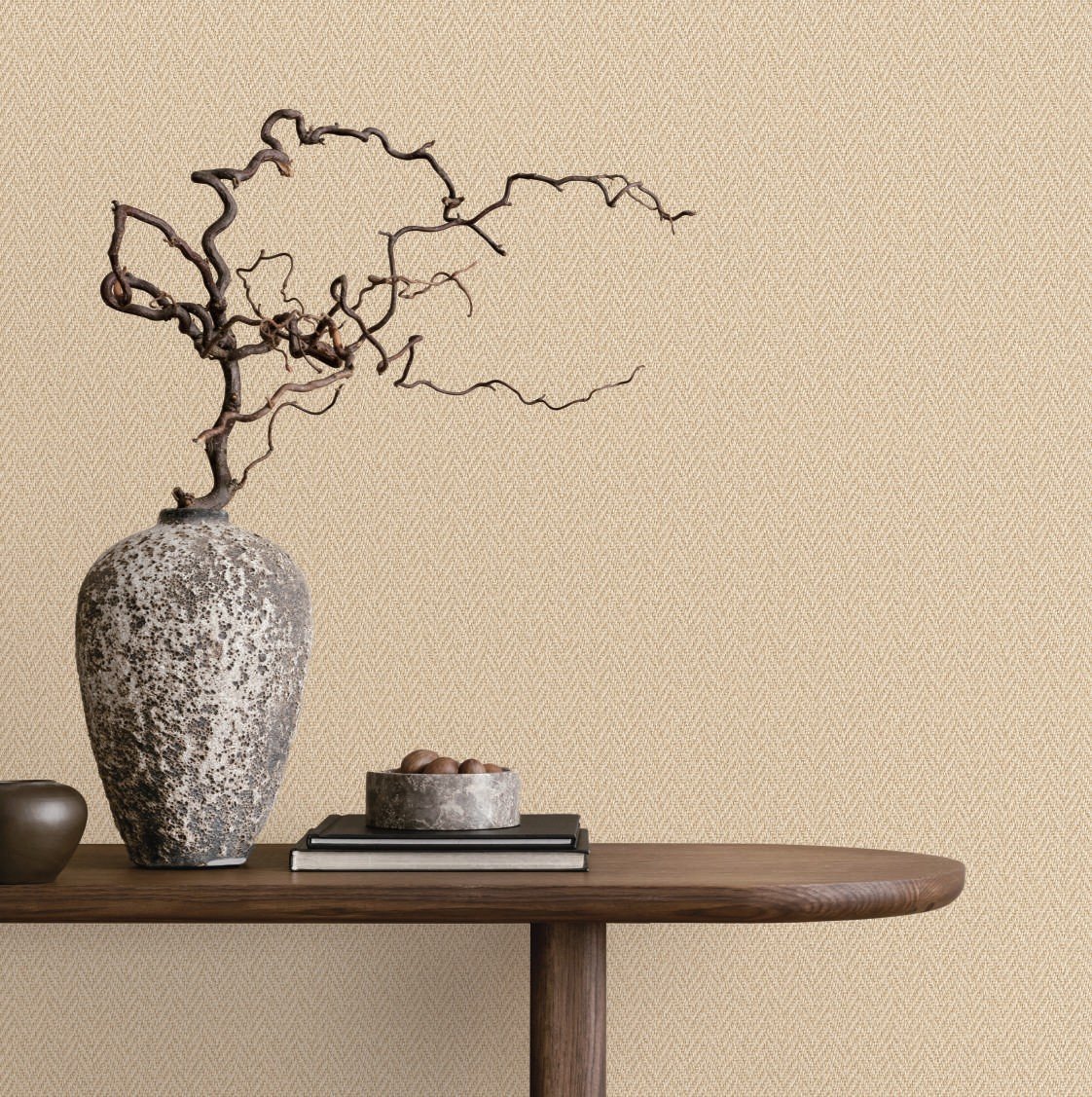 Sandstone Linen — Plain & Textured Wallpaper Dubai