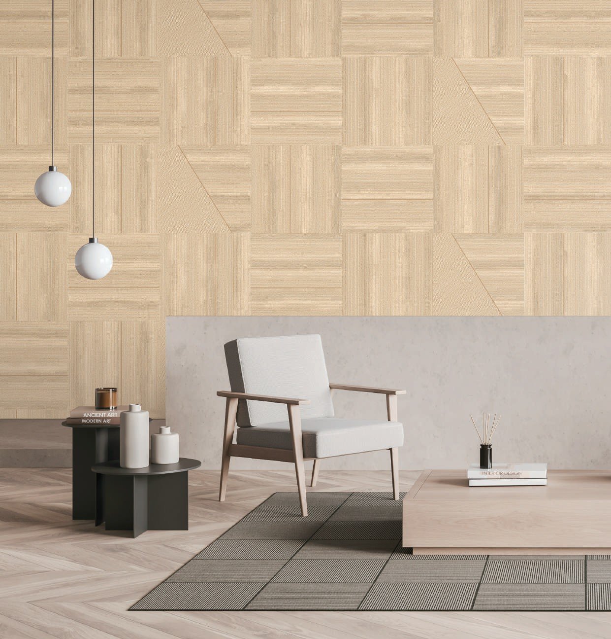 Modern Weft — Plain & Textured Wallpaper Dubai