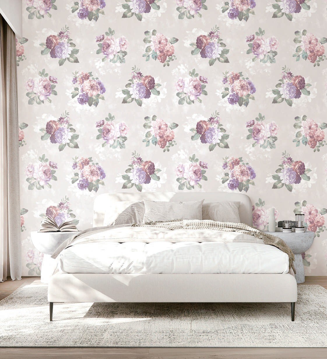 Floral Serenity — Floral Wallpaper Dubai