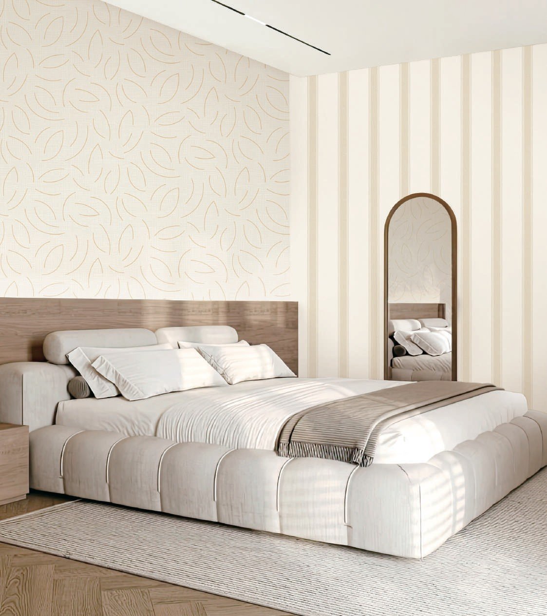 Ivory Loop — Plain & Textured Wallpaper Dubai - Image 2