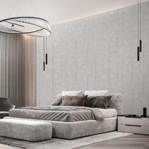 Silver Veil — Plain & Textured Wallpaper Dubai
