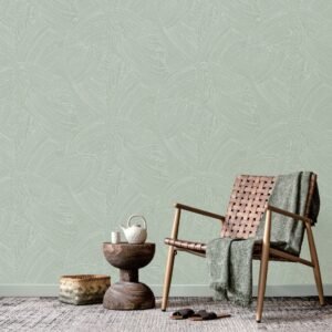Sage Weave — Plain & Textured Wallpaper Dubai