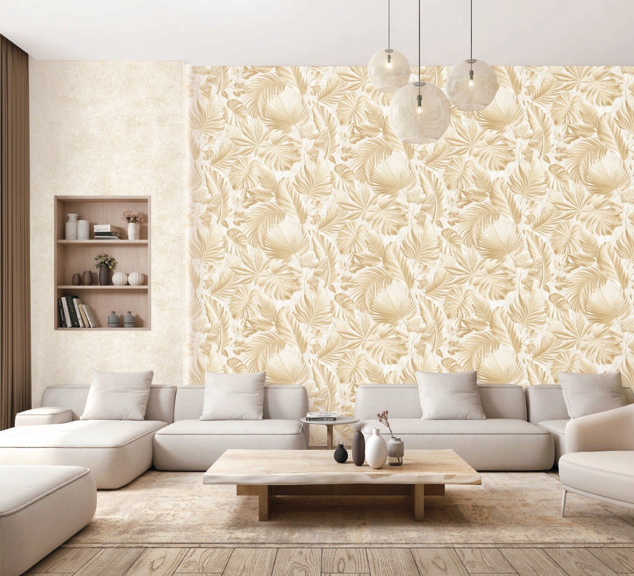 Luxe Tropique — Floral Wallpaper Dubai
