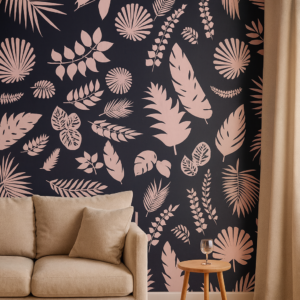 Palm Silhouettes — Luxury Floral Wallpaper Dubai