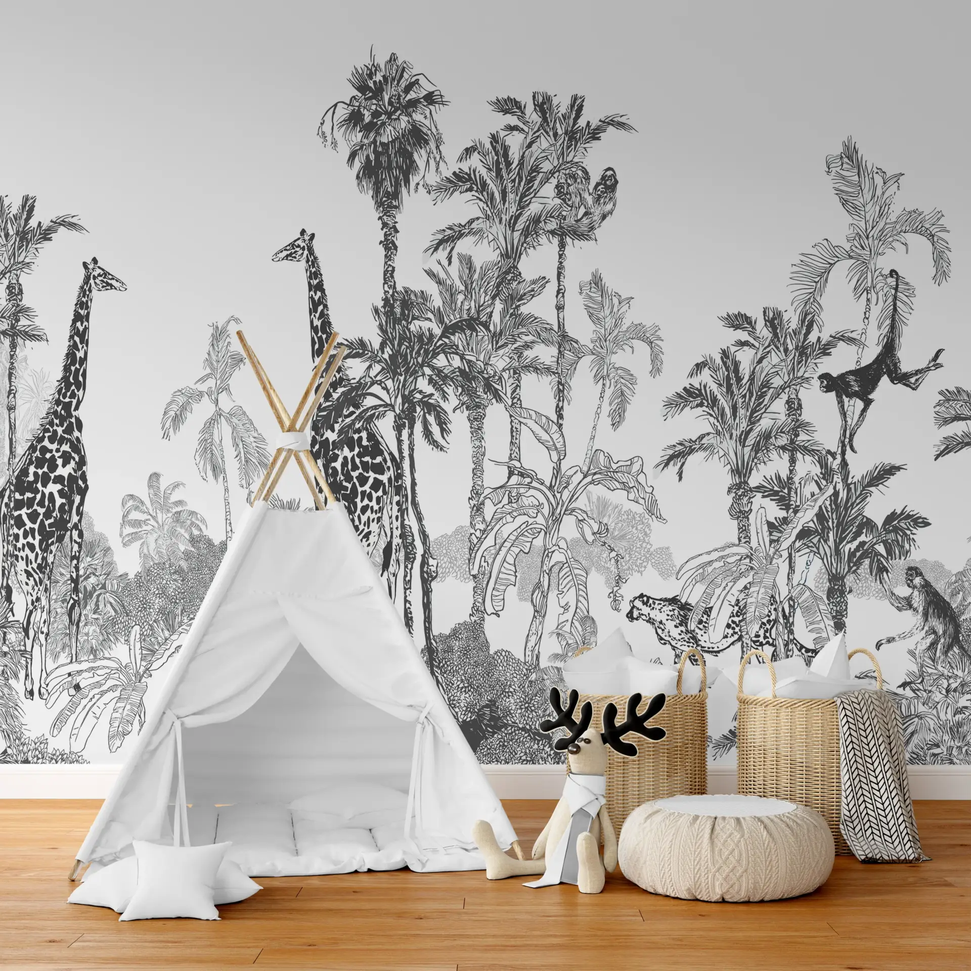Palmera Fauna — Luxury Floral Wallpaper Dubai - Image 3