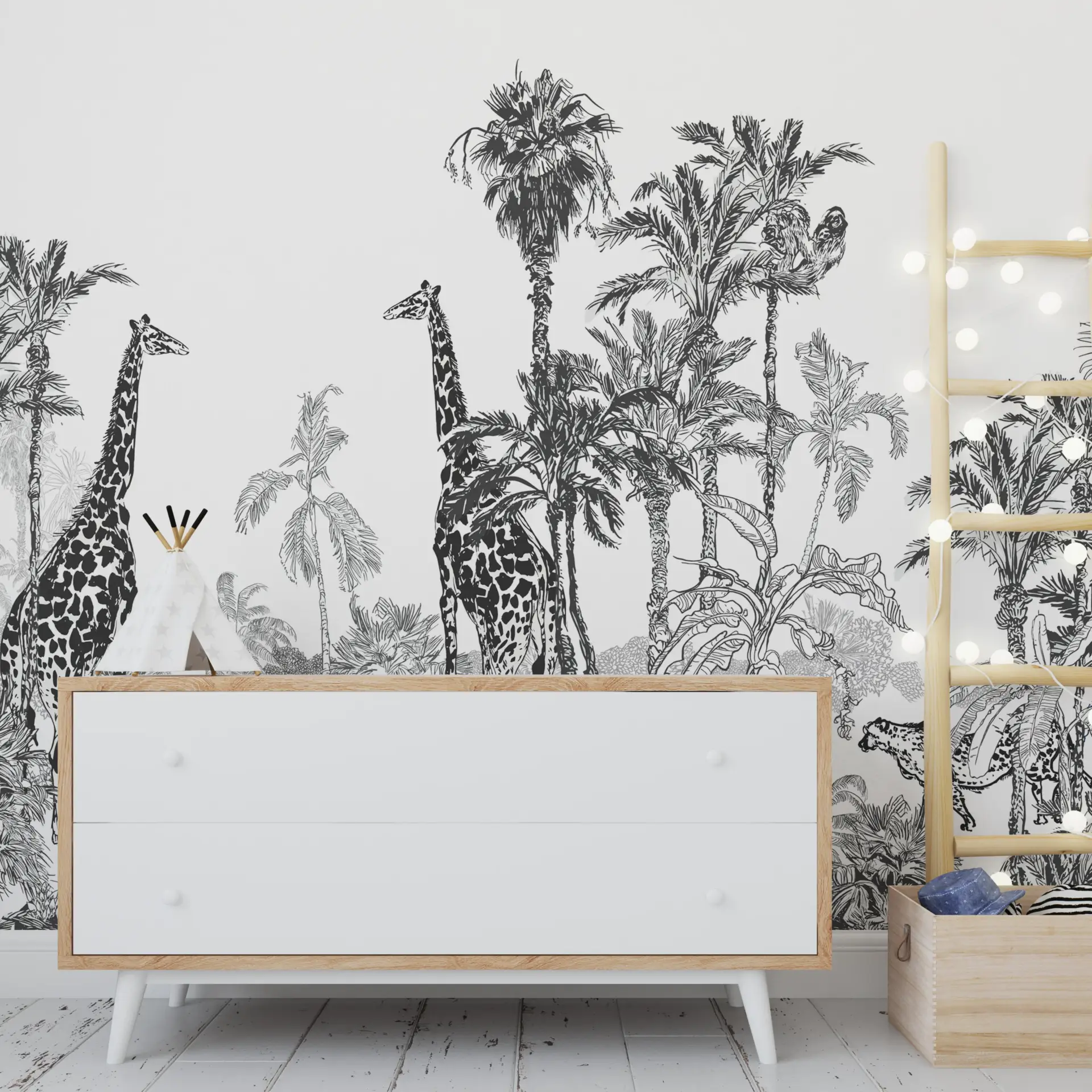 Palmera Fauna — Luxury Floral Wallpaper Dubai - Image 4