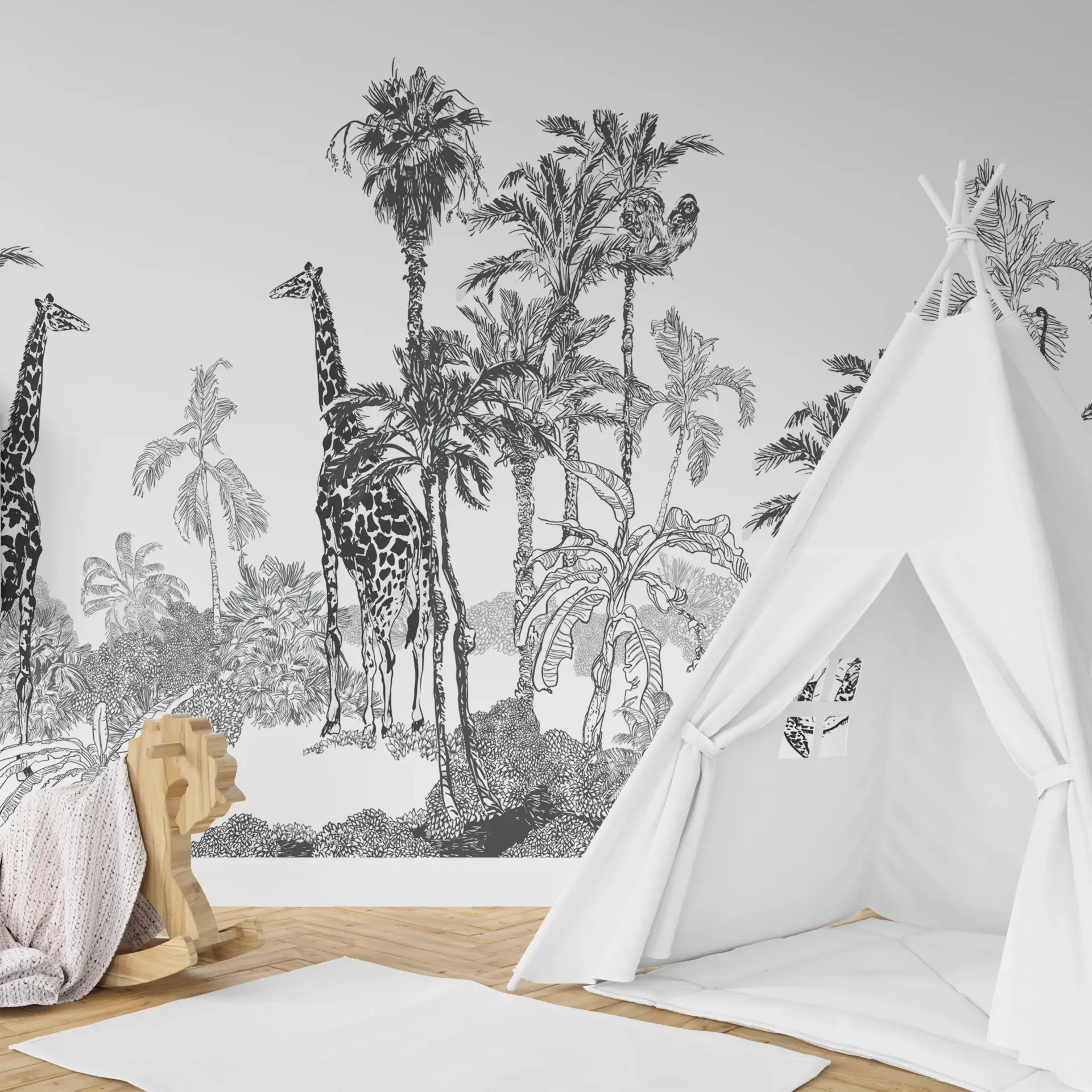 Palmera Fauna — Luxury Floral Wallpaper Dubai - Image 5