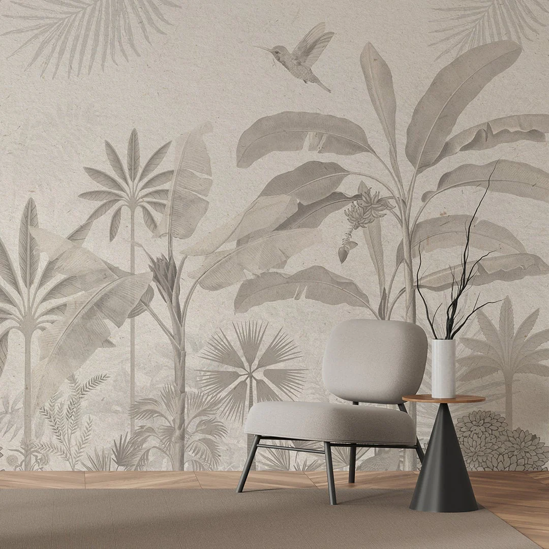 Palmera Fresco — Luxury Floral Wallpaper Dubai - Image 3