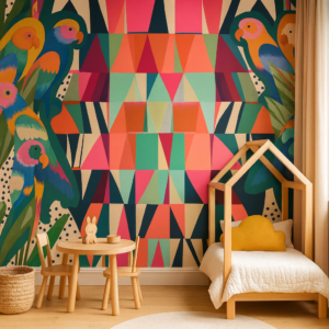 Parrot Prism — Plain & Textured Wallpaper Dubai