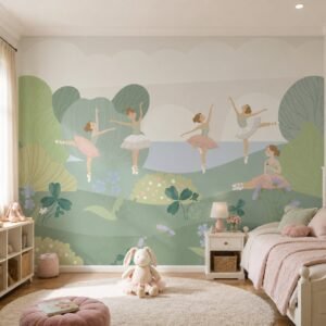 Pastel Recital — Luxury Kids Wallpaper Dubai