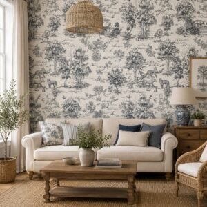 Pastoral Engraving — Scenic Wallpaper Dubai