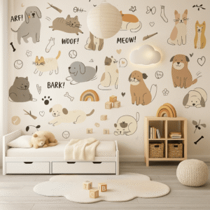 PawScribble — Luxury Kids Wallpaper Dubai